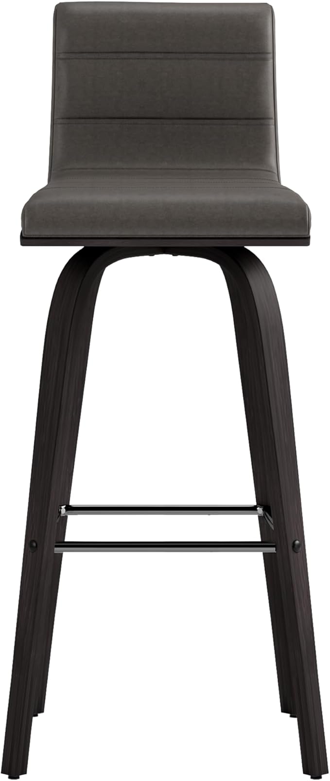 Armen Living size color options Vienna 30" Bar Height Barstool Brushed Wood - Image 7