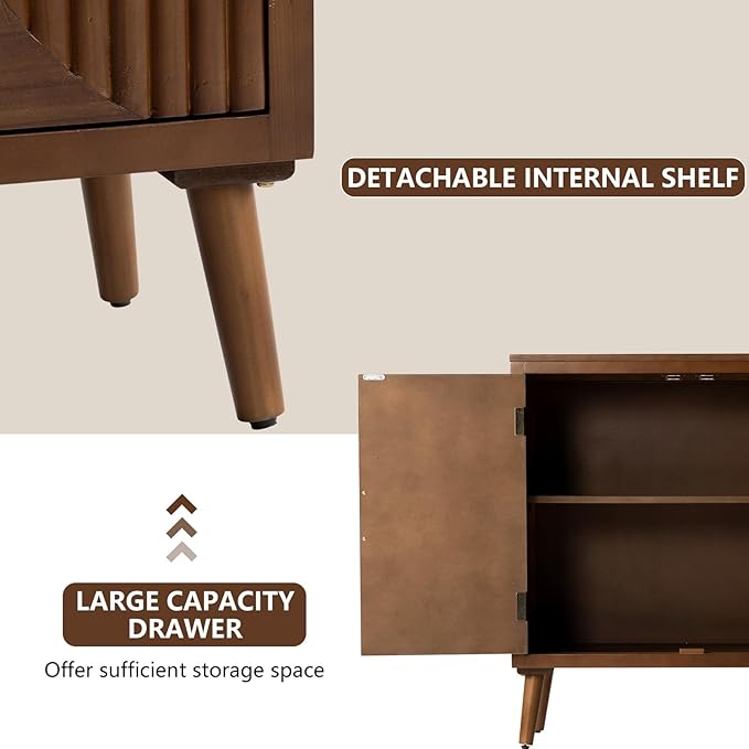 COSIEST Set of 2 30" Storage Sideboards - Image 5