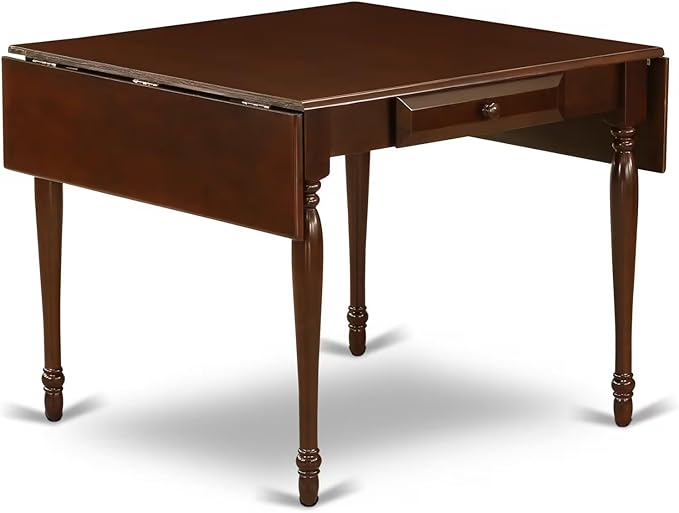 East West Furniture MZNO5-MAH-W 5 Piece Dining Set Includes a Rectangle Dining - Image 6