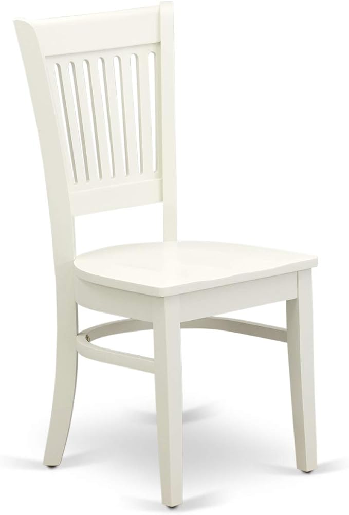 East West Furniture LGVA5-LWH-W 5 Piece Dining Set Includes a Rectangle Dining - Image 8