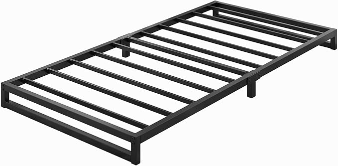 6 Inch Twin Size Bed Frames Heavy Duty Metal Twin Platform Bed Frame No Box - Image 9
