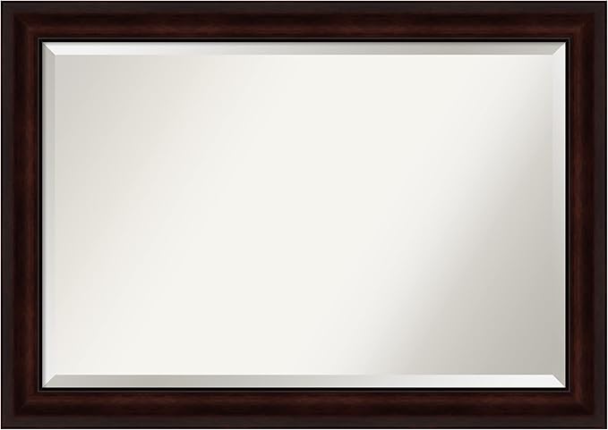 Amanti Art Brown Bathroom Mirror by AmantiArt