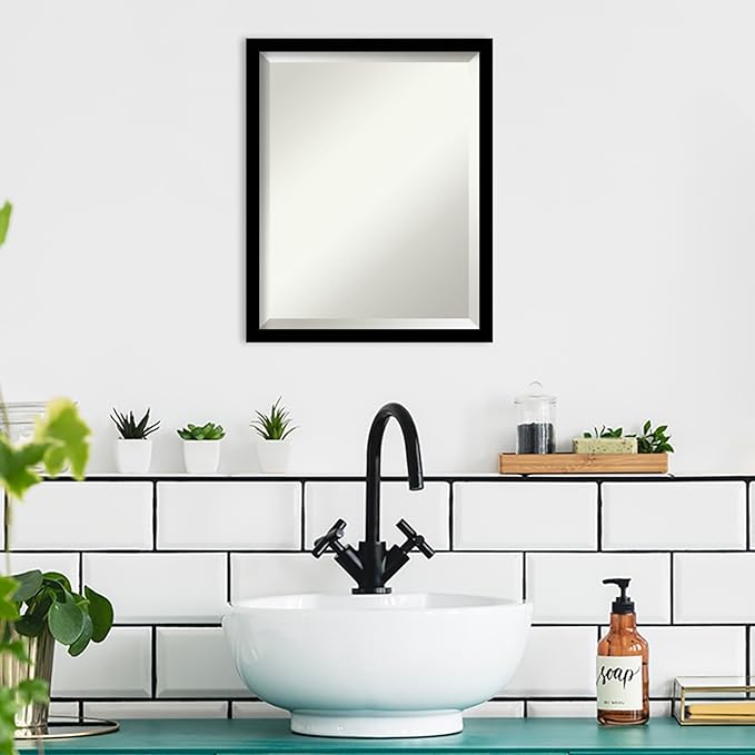 Amanti Art Black Bathroom Mirror - Image 5
