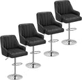 VECELO Barstools Set of 4, Counter Height Bar Stools Adjustable Stools by VECELO
