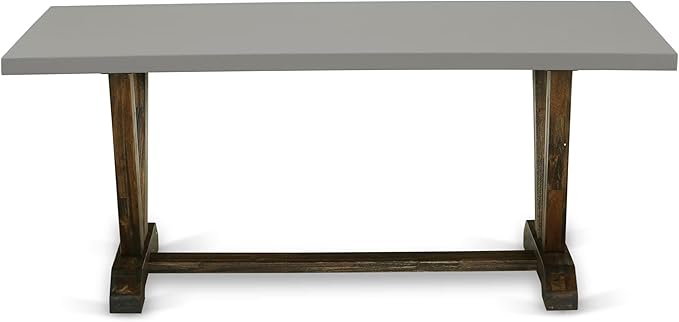 East West Furniture V797MZ748-9 9 Piece Modern Dining Table Set Includes a - Image 6
