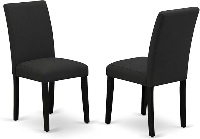 East West Furniture DMAB5-ABK-24 5 Piece Modern Dining Table Set Includes a - Image 4