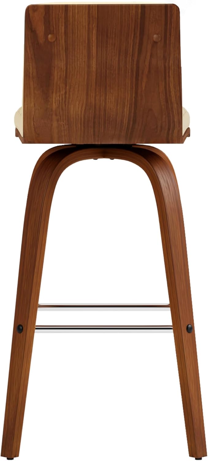Armen Living Vienna Modern Swivel 26" Counter Height Barstool - Image 7