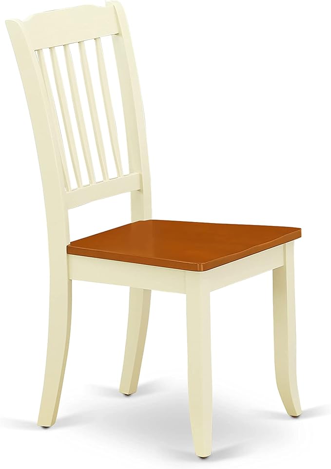 East West Furniture QUDA9-BMK-W 9 Piece Dining Table Set Includes a Rectangle - Image 9