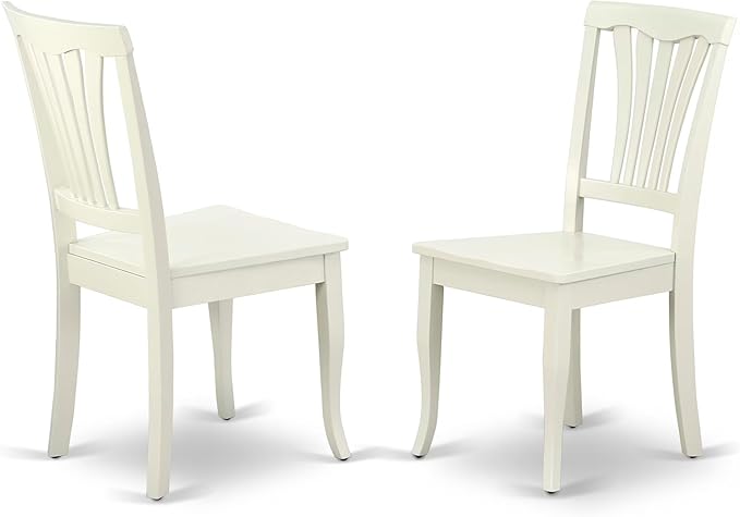 East West Furniture DMAV3-LWH-W 3 Piece Dining Room Table Set Contains a Round - Image 4