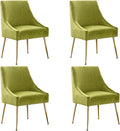 Velvet Dining Chairs, Furniture Collection Modern Contemporary Upholstered by RESTWORLD