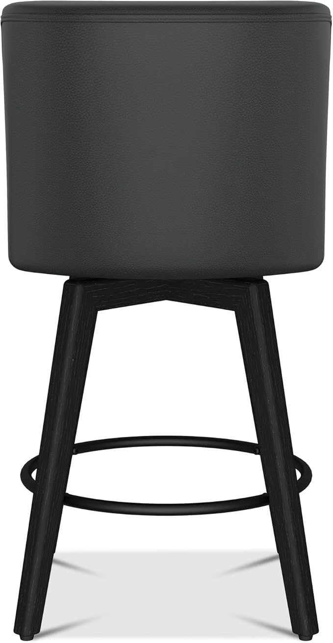 Counter Height Bar Stools Set of 6, Modern Swivel Barstools - Image 8