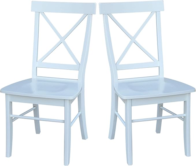 Set of Two X-Back Dining Chairs - Image 8