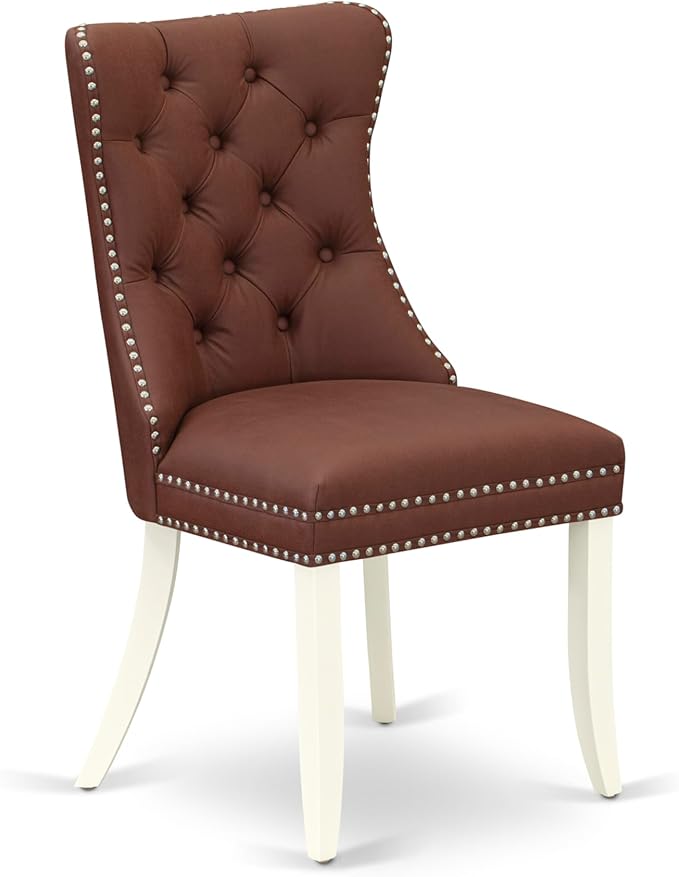 East West Furniture LGDA5-LWH-26 5 Piece Dining Room Set Consists of a - Image 8