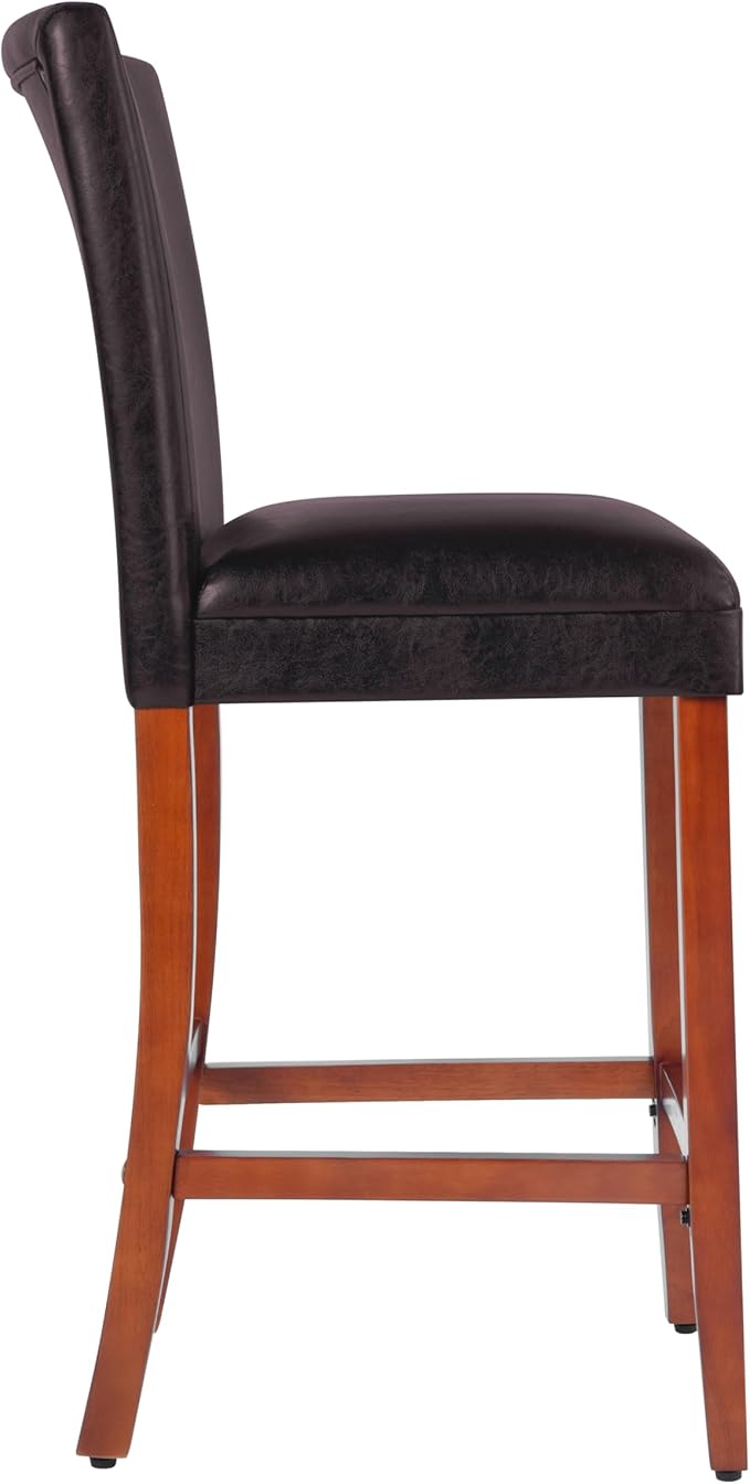 HomePop Home Decor | Classic Counter Height Bar Stools | 29 Inch Bar Stools | - Image 5