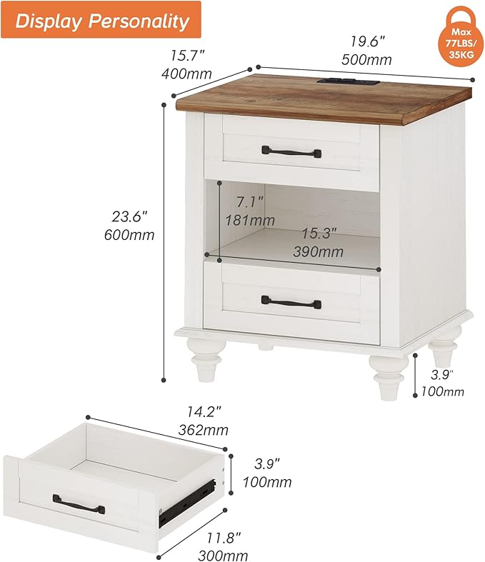 WAMPAT Set of 2 Nightstands - Image 3