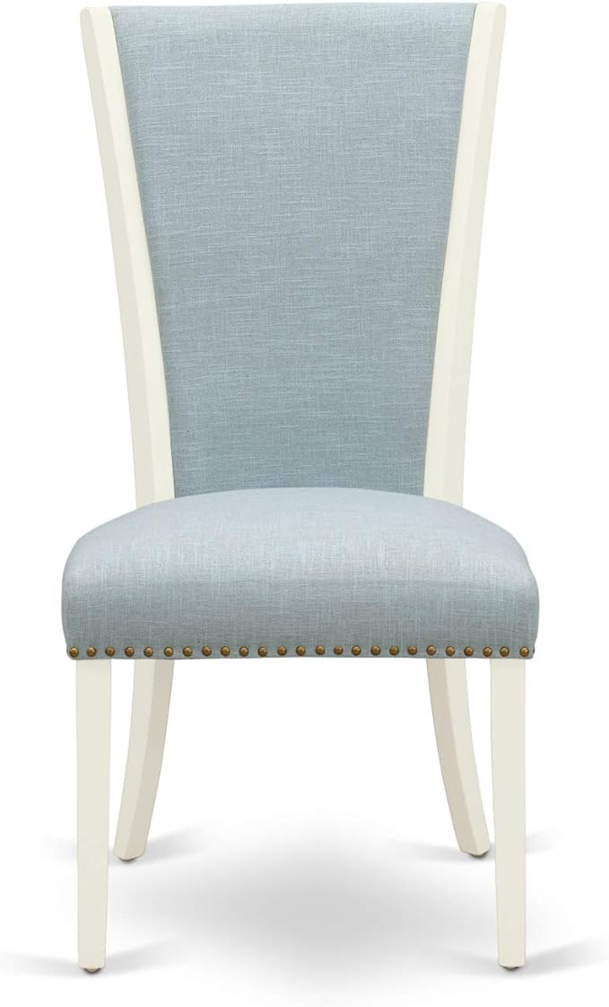East West Furniture DOVE7-LWH-15 7 Piece Dinette Set Consist of a Rectangle - Image 7
