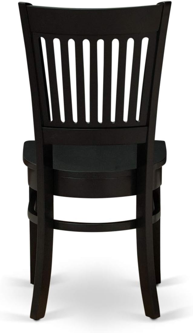 East West Furniture LGVA5-BLK-W 5 Piece Kitchen Table & Chairs Set Includes a - Image 11