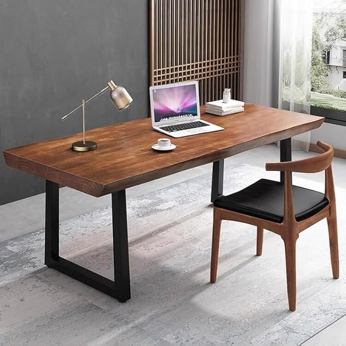 Modern Minimalist Solid Wood Office Desk - Image 4