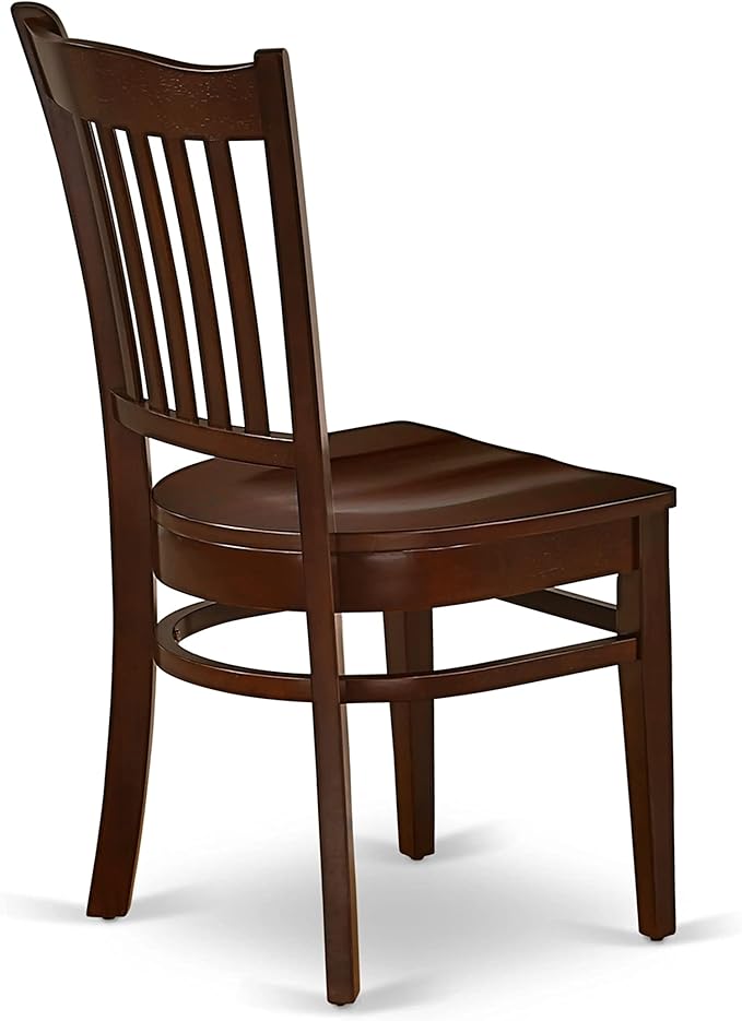 East West Furniture NDGR5-MAH-W 5 Piece Kitchen Table Set - Image 12