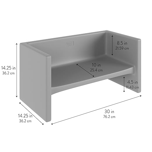 Children's Factory Adapta-Bench, CF910-057 Almond, Kids Flexible Seating - Image 2