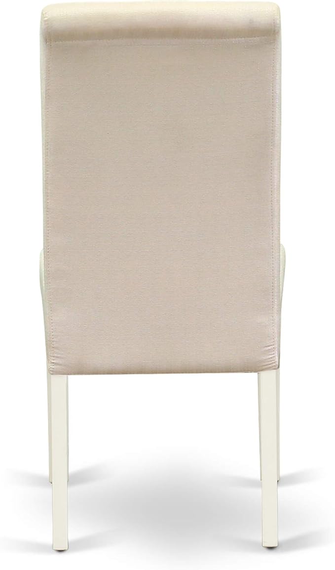 East West Furniture LGBA5-LWH-01 5 Piece Dinette Set Includes a Rectangle - Image 11