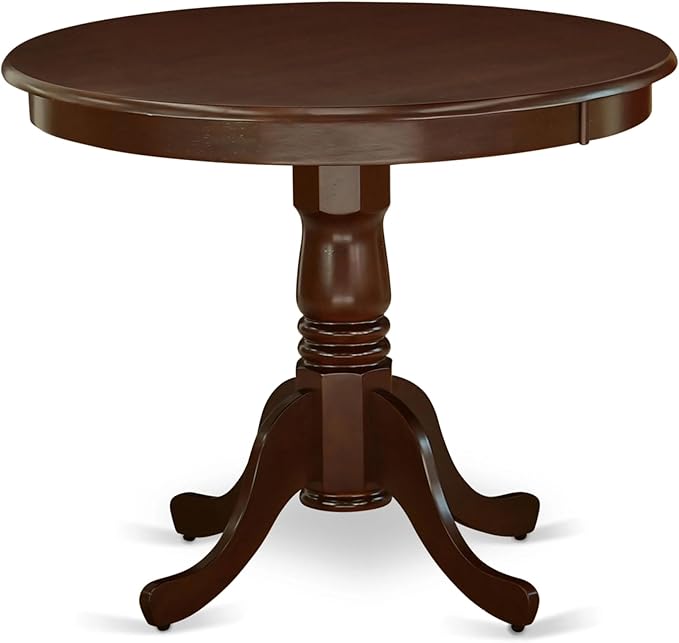 East West Furniture AMIP3-MAH-W 3 Piece Dining Table Set - Image 5