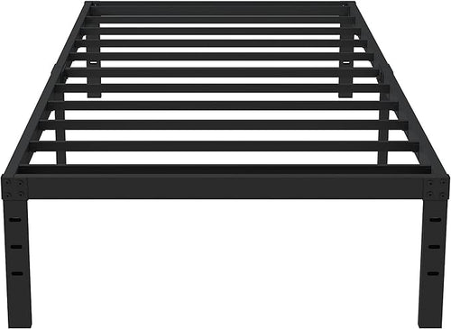 16 Inch Twin Bed Frames No Box Spring Need, Metal Platform Bed Frame Twin Size by Upcanso
