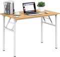 Need Folding Desk for Home Office 39-3/8 inch Length Modern Folding Table by Need