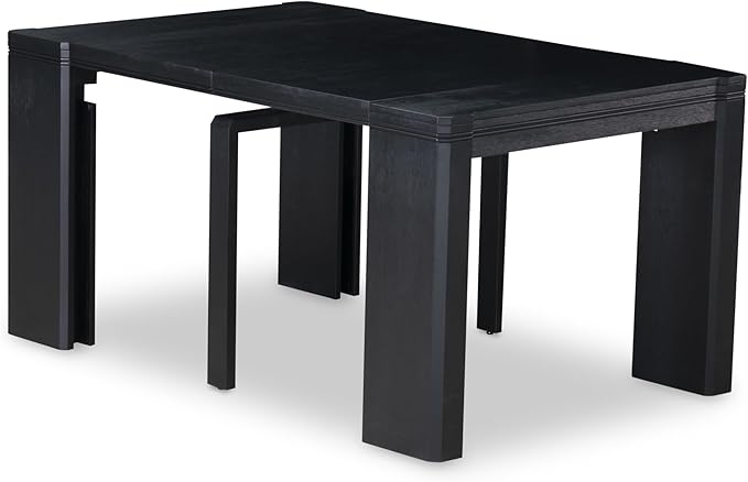 X02VE-206-50 - 5-pc Dining Room Table Set a Rectangular Dining Table and 2 - Image 8