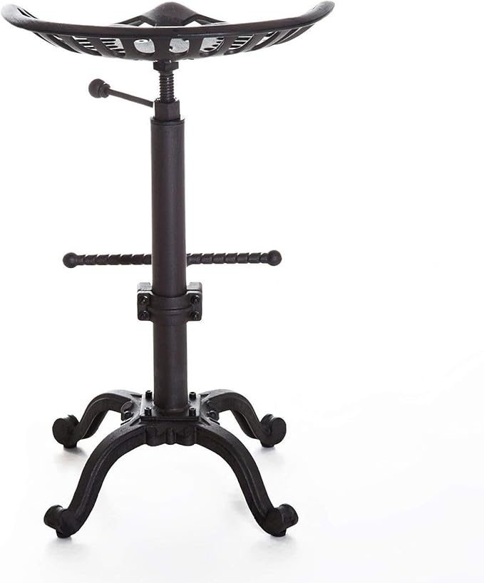 LOKKHAN Tractor Seat Bar Stool-Rustic Industrial Bar Stool-Farmhouse Cast Iron - Image 5