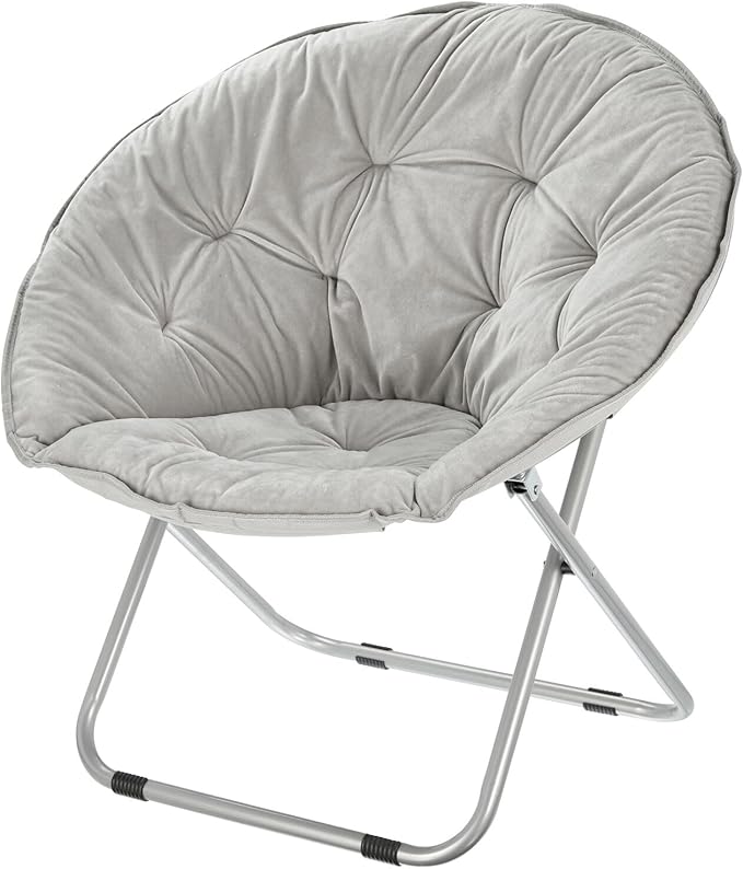 mDesign Urban Papasan Folding Moon Chair by mDesign