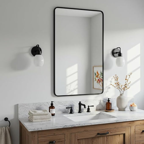 24"x30" Bathroom Wall Mirror by LEDLUX