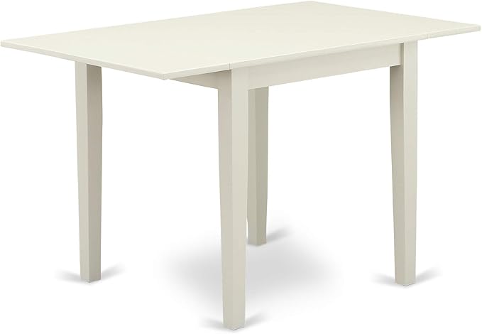 East West Furniture NDAV5-LWH-W 5 Piece Dining Room Table Set Includes a - Image 5