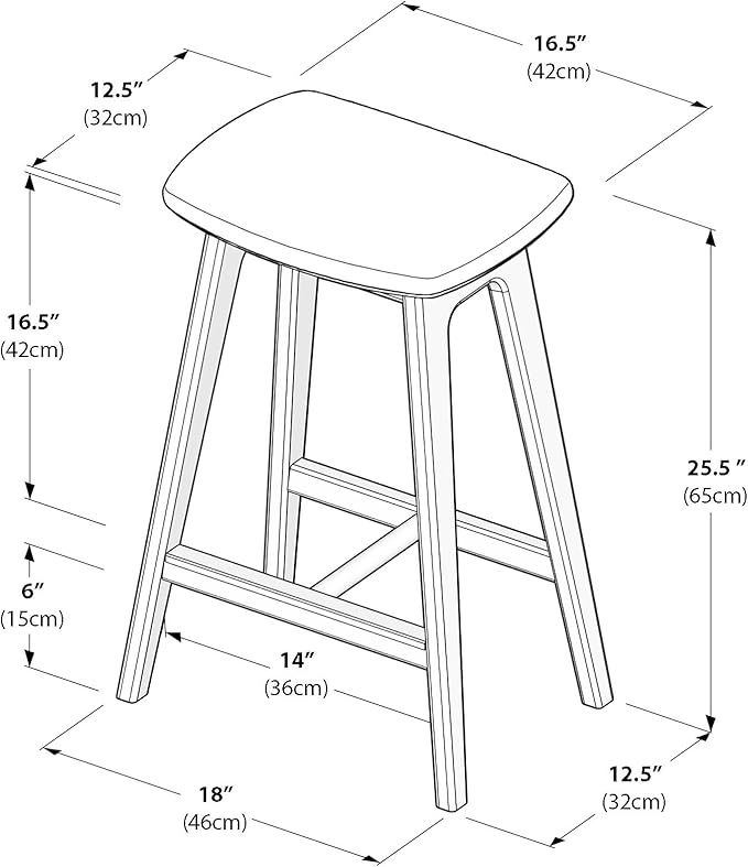 Plank+Beam Beryl Counter Height Stool - Image 13