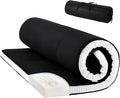 Tiita Floor Mattress Memory Foam Mattress Topper, Portable Roll Up Travel Car by TiitaHome