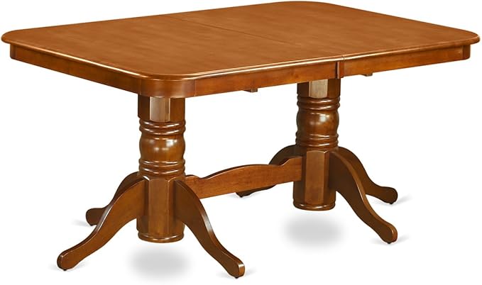East West Furniture NANA7-SBR-C 7 Piece Dining Room Furniture Set Consist of a - Image 3