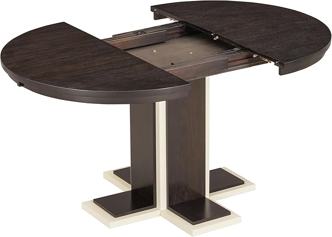 Mid-Century Modern Extendable Round Table - Image 5