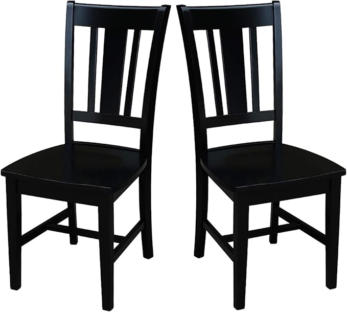Set of Two San Remo SplatBack Dining Chairs by InternationalConcepts