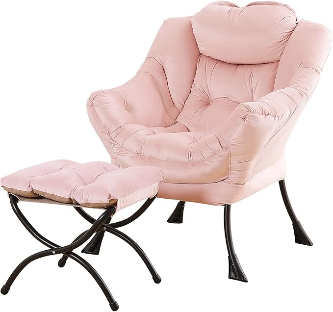 Lazy Chair and Ottoman, Large Accent Lounge Chair - Image 7