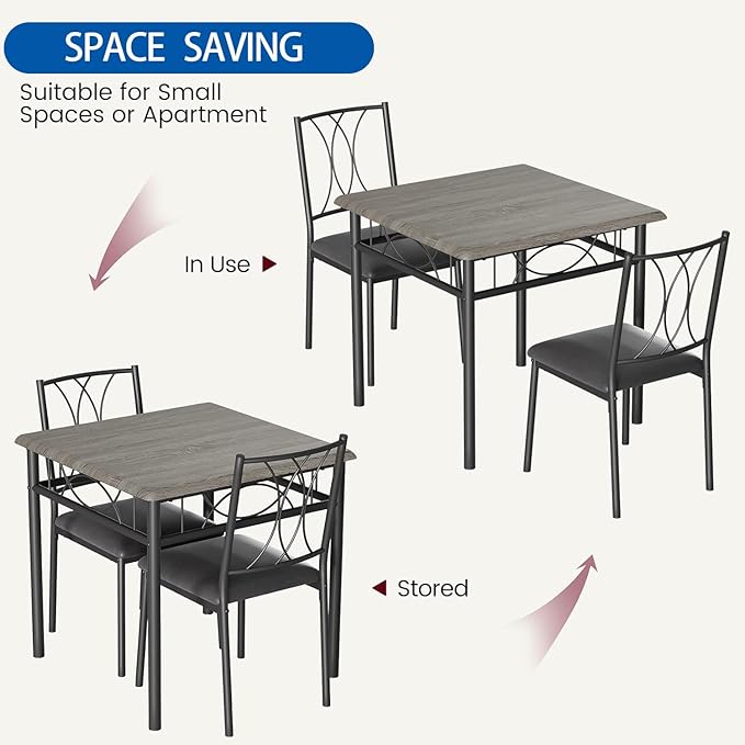 GarveeHome Small Dining Table Set - Image 7