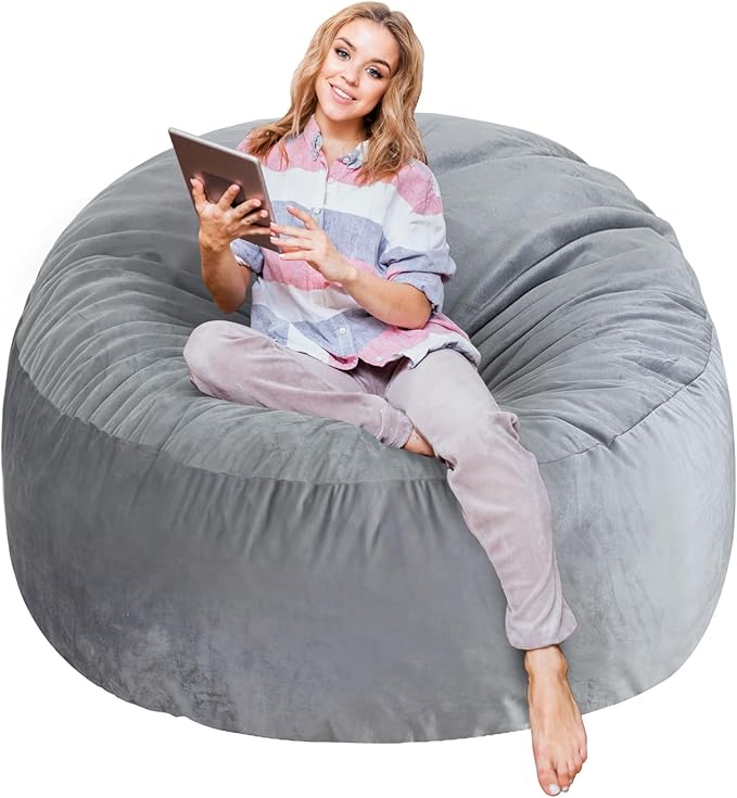 4 Ft Bean Bag Chairs for Adults/Teens by SHOUREN