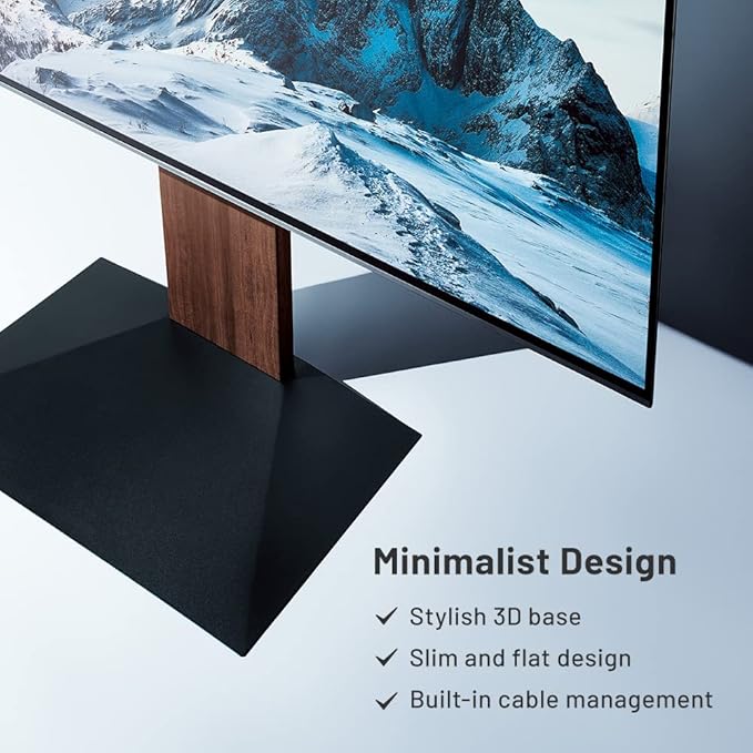 WALL V3 High Type | Sleek 32-80 Inch Universal Ultra Thin TV Stand | Satin - Image 7