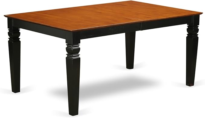 East West Furniture LGDA5-BCH-W 5 Piece Modern Dining Table Set Includes a - Image 3