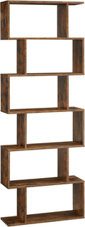 VASAGLE Bookshelf, 6-Tier Bookcase, Tall Display Shelf, Freestanding Storage by VASAGLEbySONGMICSHOME
