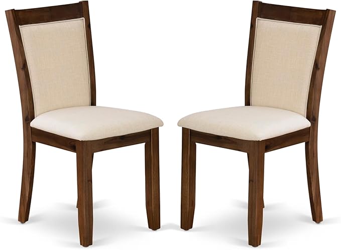 East West Furniture V797MZN32-5 5 Piece Kitchen Table Set Includes a Rectangle - Image 4