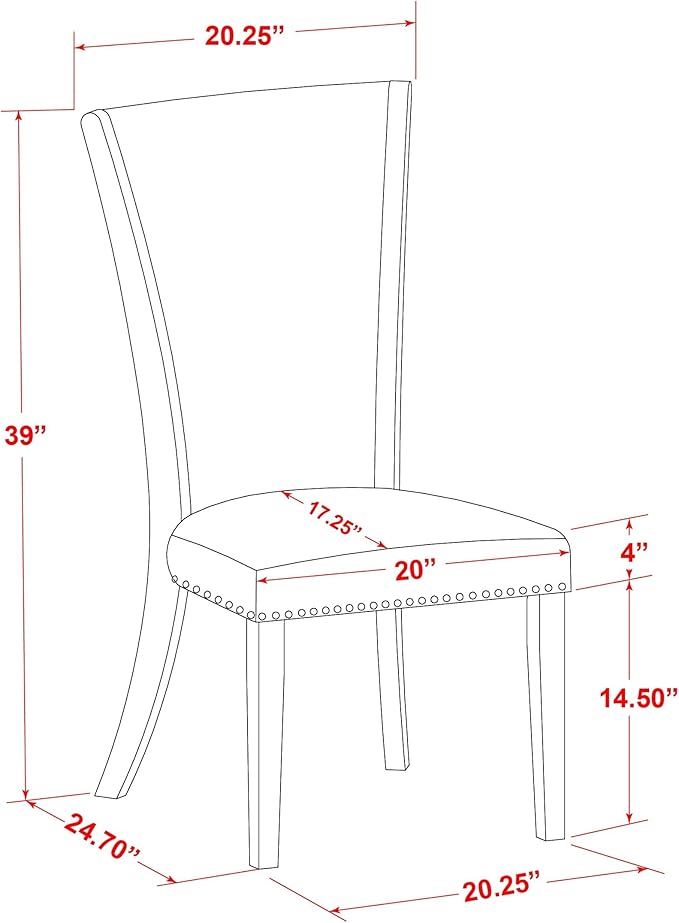 X12VE-0C6-50 - 14-Pc Dining Room Set a Rectangular Dining Table - Image 24