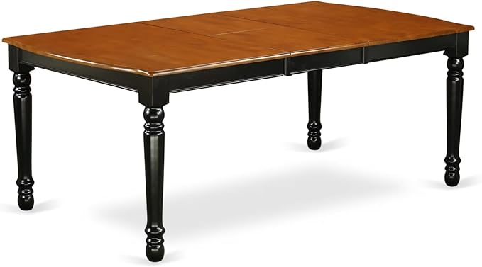 East West Furniture DOAN7-BCH-W 7 Piece Modern Dining Table Set Consist of a - Image 3