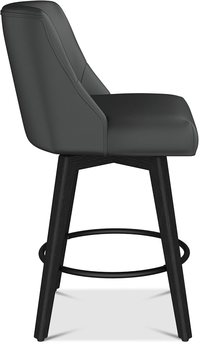 Counter Height Bar Stools Set of 4, Modern Swivel Barstools - Image 7