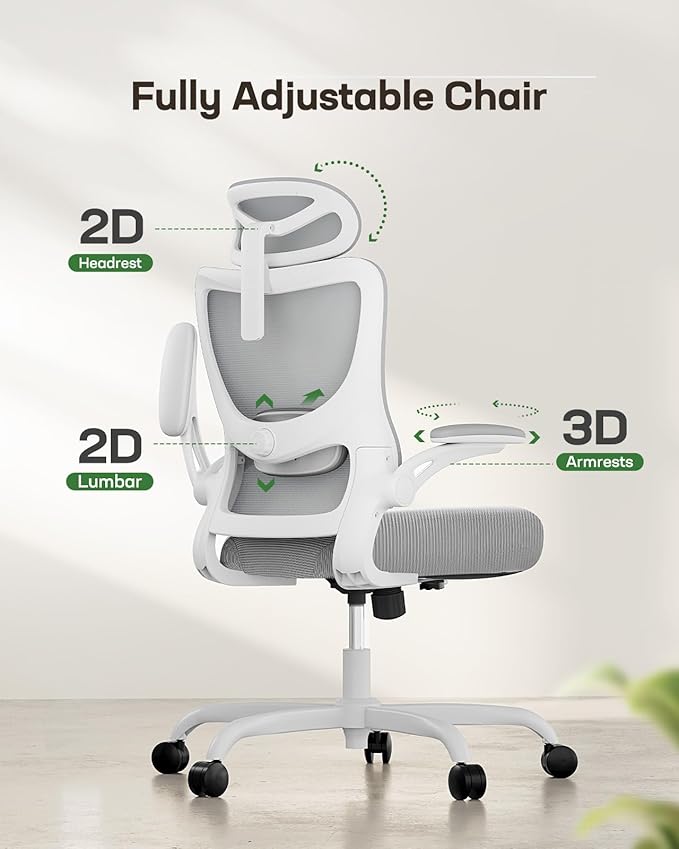 Marsail Ergonomic Office Chair: Office Computer Desk Chair - Image 3