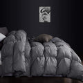 Luxurious All-Season Goose Down Feather Fiber Comforter Twin Size Duvet Insert by EgyptianBedding